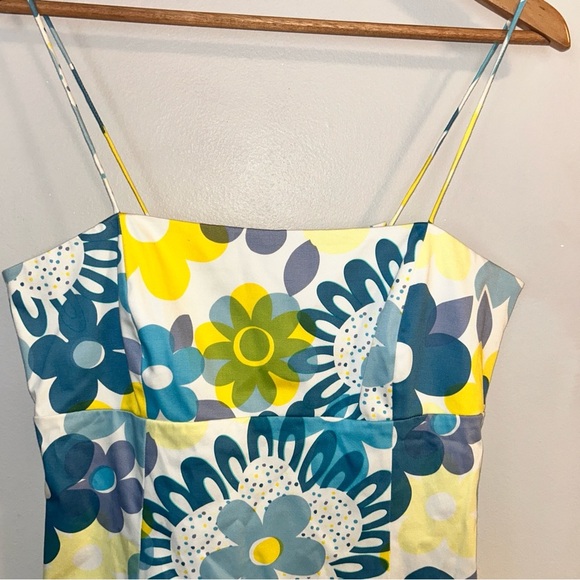 Nine West Blue and Yellow Spaghetti Strap Sundress - Picture 6 of 6